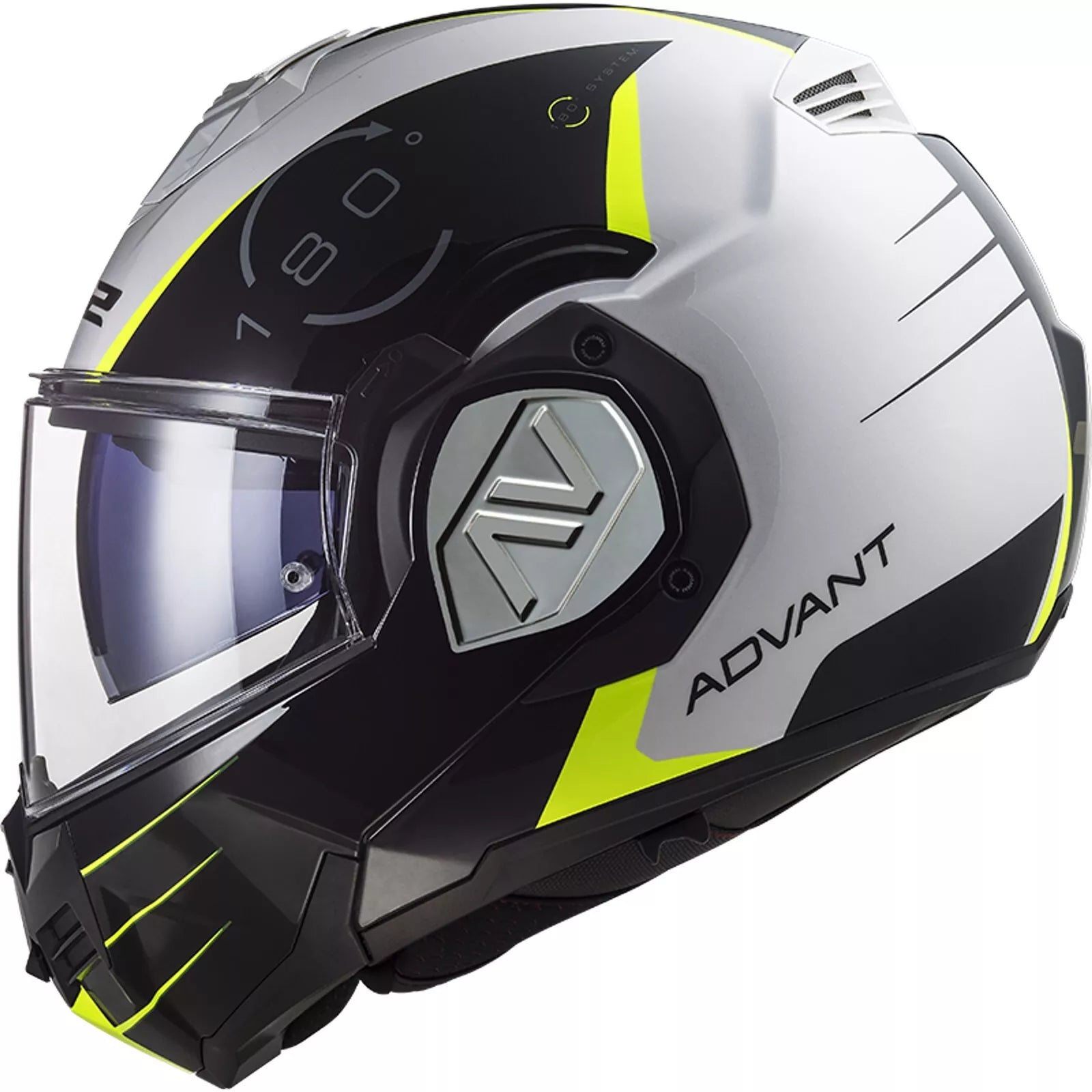 LS2 FF906 ADVANT CODEX GLOSSY WHITE BLACK