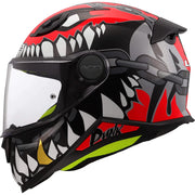 LS2 FF812 Kid Punk Grey/Red, kids helmet for young riders in Lebanon