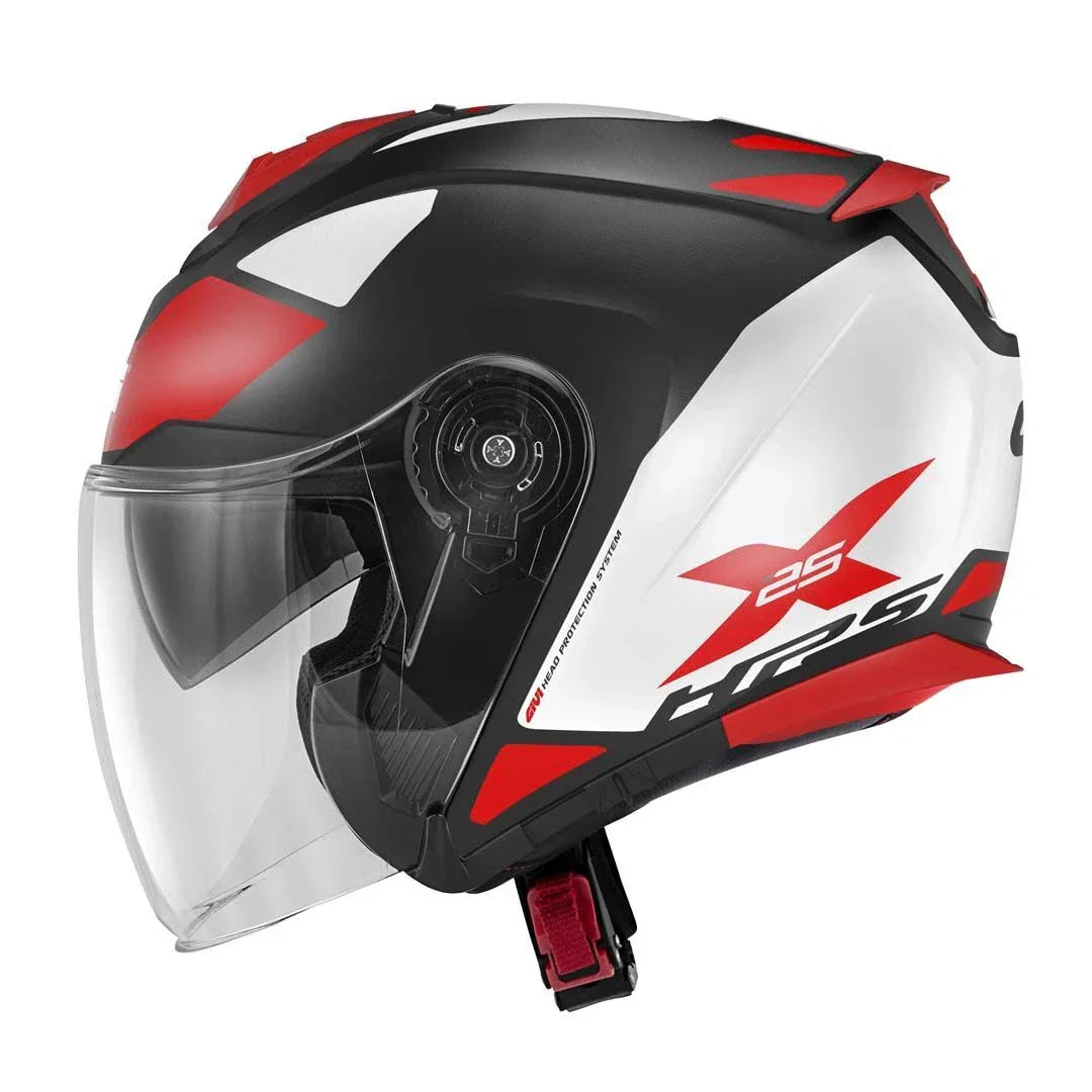 GIVI X.25 CASCO JET TARGET BLACK / WHITE / RED