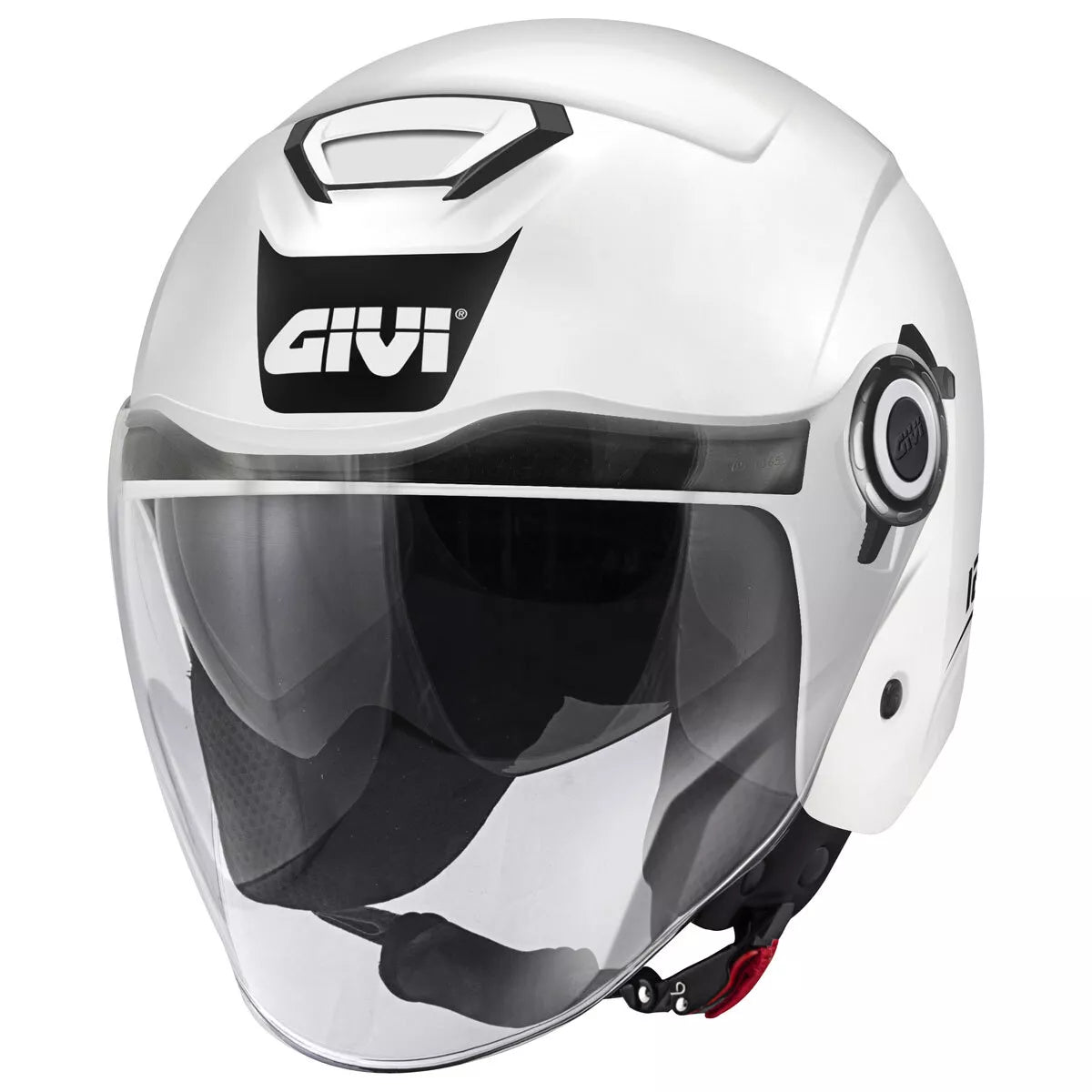 GIVI 12.5 CASCO JET SOLID GLOSSY WHITE