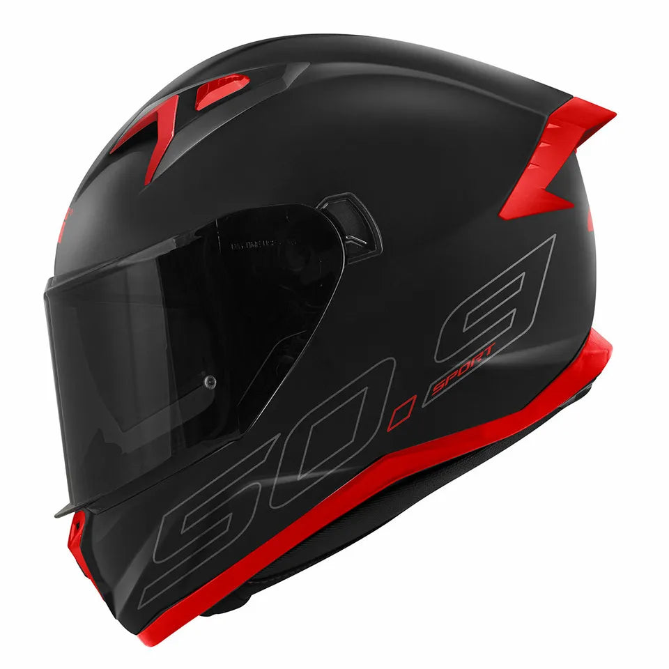 GIVI 50.9 SPORT BASIC BLACK/SILVER/RED