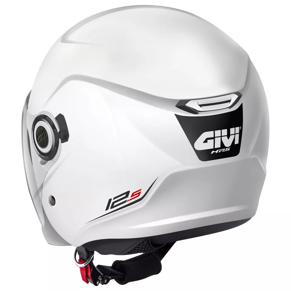 GIVI 12.5 CASCO JET SOLID GLOSSY WHITE