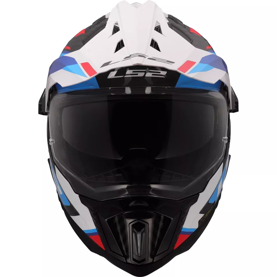 LS2 MX701 EXPLORER CARBON FRONTIER II 2 GLOSSY BLUE