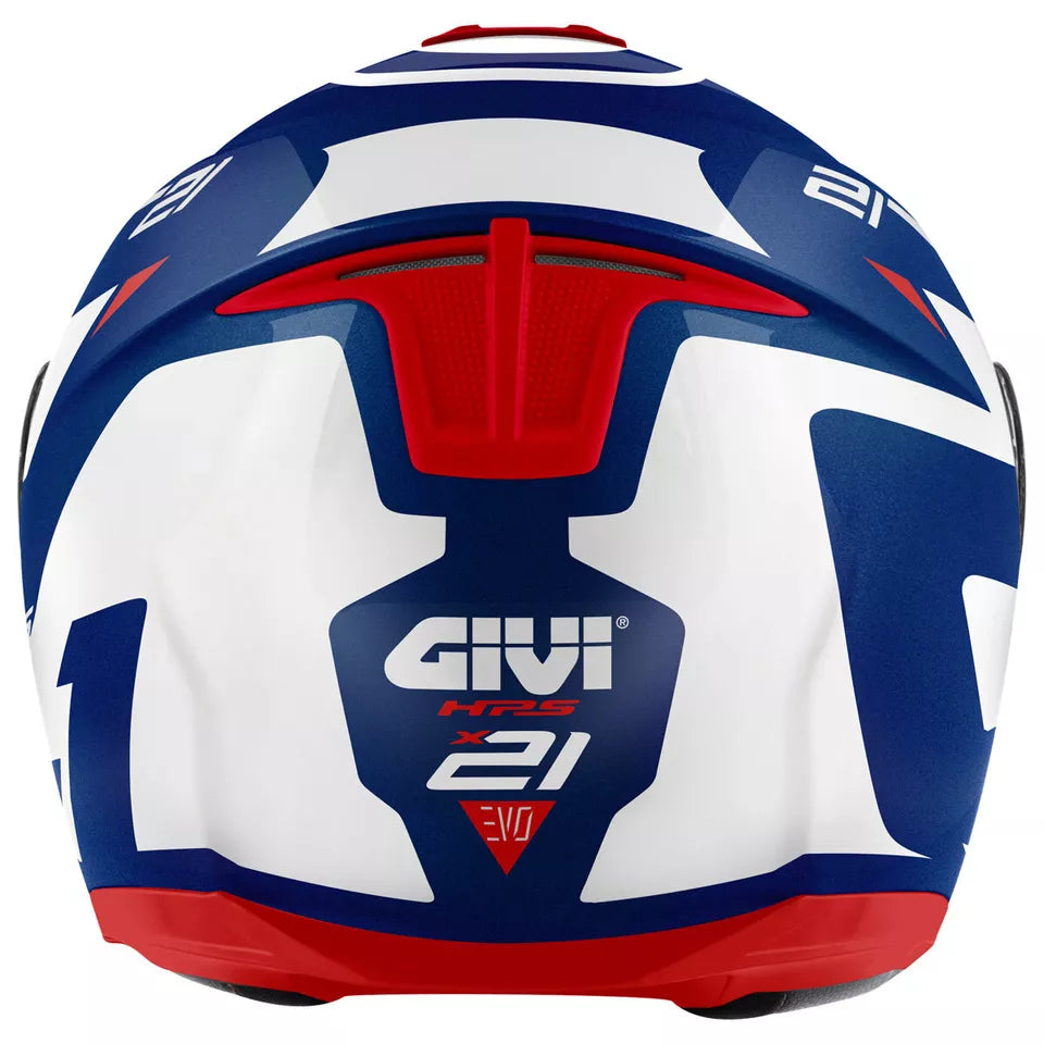 GIVI X21 EVO NUMBER BLUE/WHITE/RED