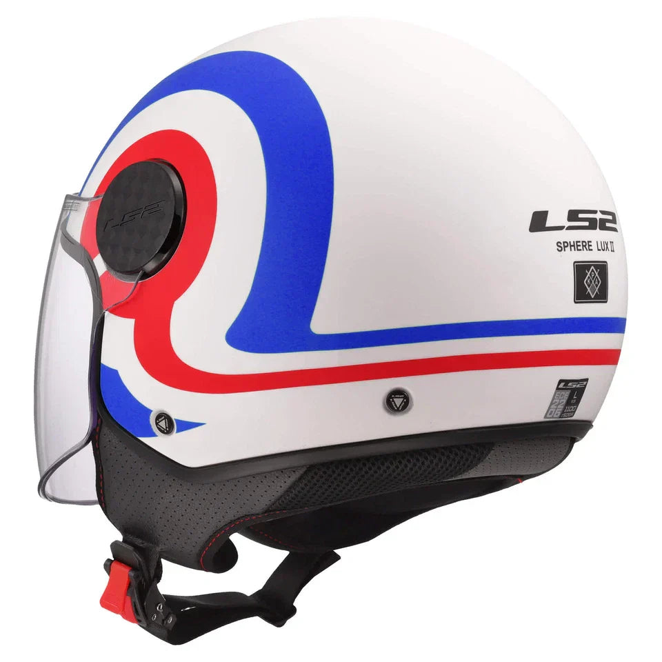 LS2 OF558 SPHERE LUX II 2 URBY MATTE BLUE WHITE RED