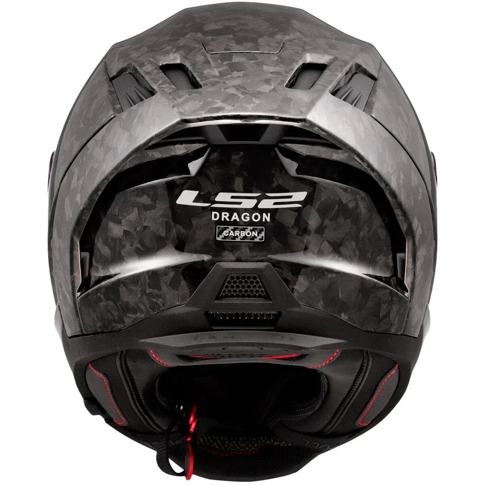 LS2 FF807 DRAGON GLOSSY FORGED CARBON