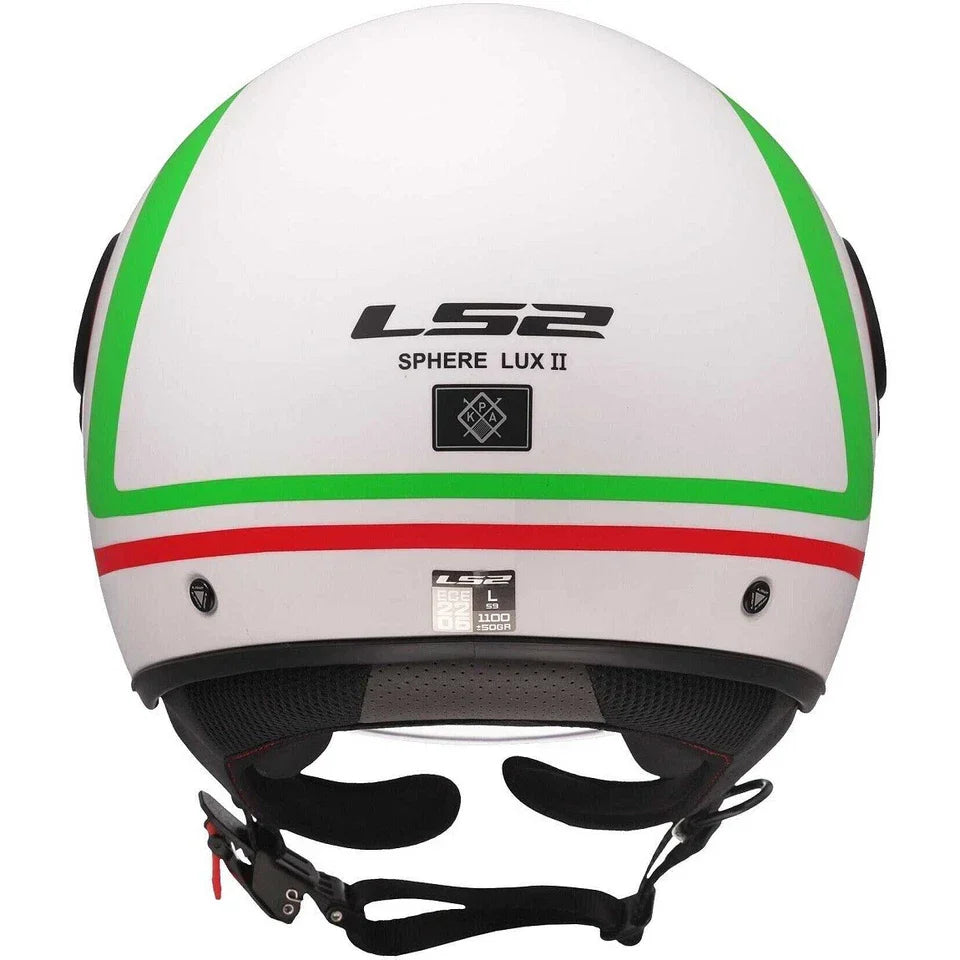 LS2 OF558 SPHERE LUX II 2 URBY MATTE GREEN WHITE RED