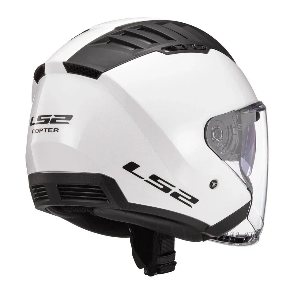 LS2 OF600 COPTER II 2 GLOSSY WHITE