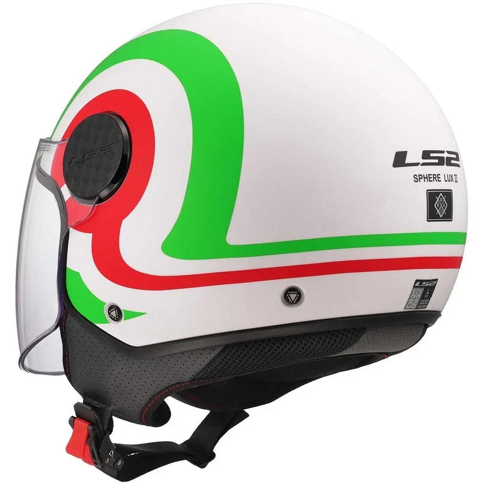 LS2 OF558 SPHERE LUX II 2 URBY MATTE GREEN WHITE RED