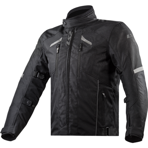 LS2 Serra Evo Men's Waterproof Touring Jacket Black, motorcycle jacket for touring riders in Lebanon