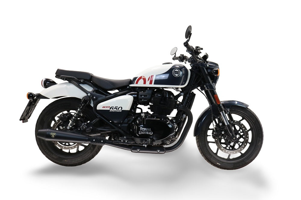 GPR Ultracone Black Exhaust – Royal Enfield Shotgun 650 2024/2025 e5 2024/2025