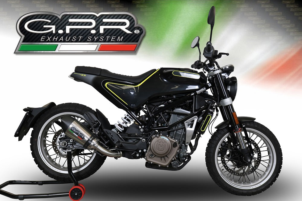 GPR New Grand Prix Evo Titanium Exhaust – Husqvarna Svartpilen 401 2018/2019 e4 2018/2019 – image 4