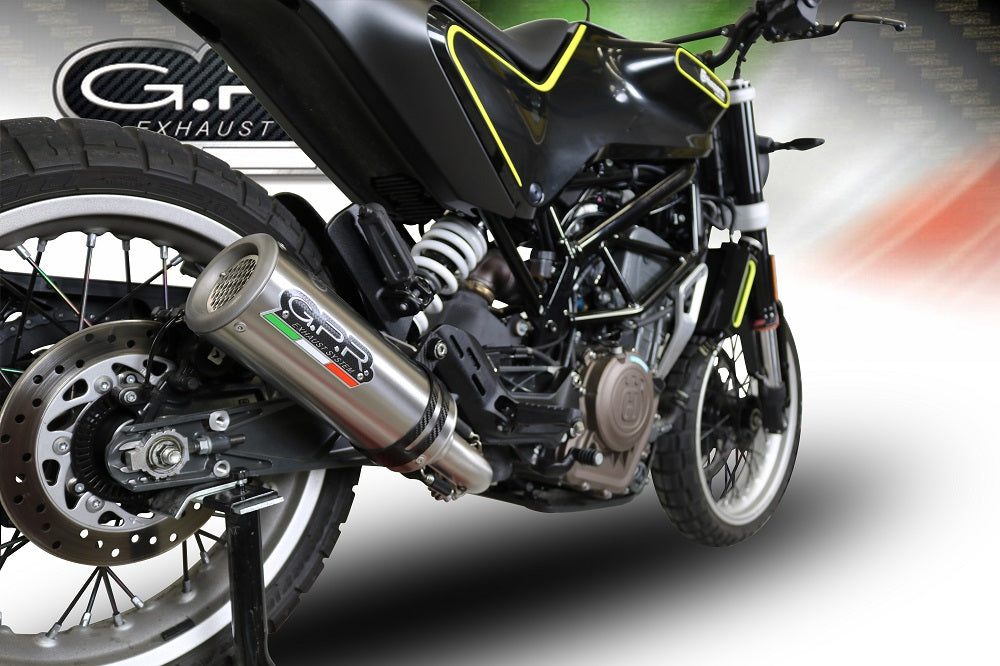 GPR M3 Titanium Natural Exhaust – Husqvarna Svartpilen 401 2018/2019 e4 2018/2019 – image 9