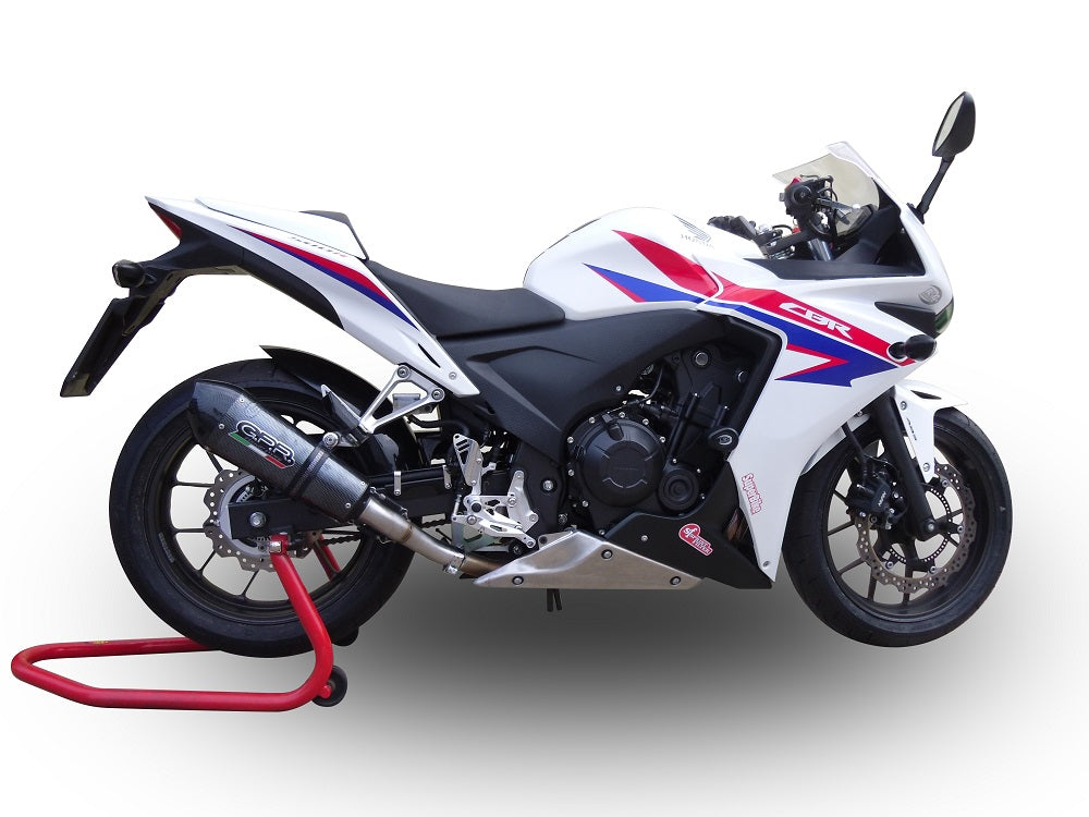 GPR New Grand Prix Evo Poppy Exhaust – Honda Cbr 500 R 2023/2024 e5 2023/2024 – image 4