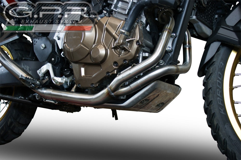 GPR De-Cat Pipe Exhaust – Honda Crf 1000 L Africa Twin 2018/2020 e4 2018/2020