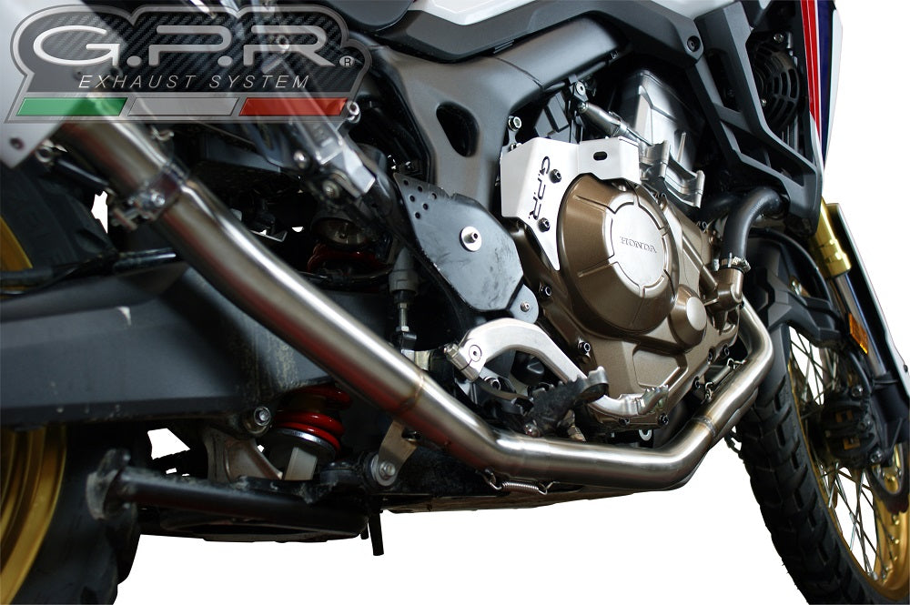 GPR De-Cat Pipe Exhaust – Honda Crf 1000 L Africa Twin 2018/2020 e4 2018/2020 – image 2