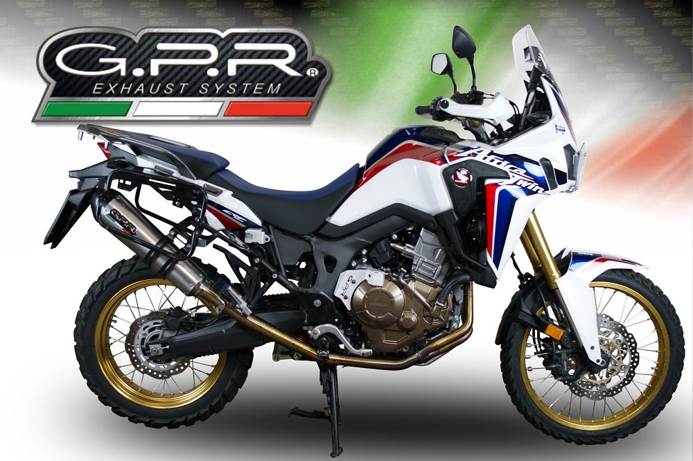 GPR New Grand Prix Evo Titanium Exhaust – Honda Crf 1000 L Africa Twin 2015/2017 e3 2015/2017 – image 4