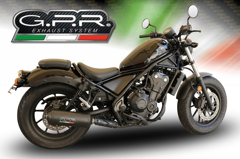 GPR Ghisa Exhaust – Honda Cmx 500 Rebel 2021/2023 e5 2021/2023 – image 5