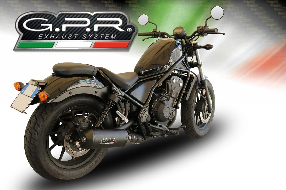 GPR Ghisa Exhaust – Honda Cmx 300 Rebel 2017/2020 e4 2017/2020 – image 6