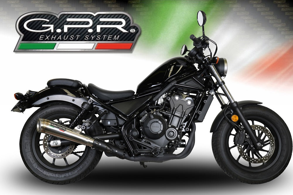 GPR Powercone Evo Exhaust – Honda Cmx 300 Rebel 2017/2020 e4 2017/2020 – image 6