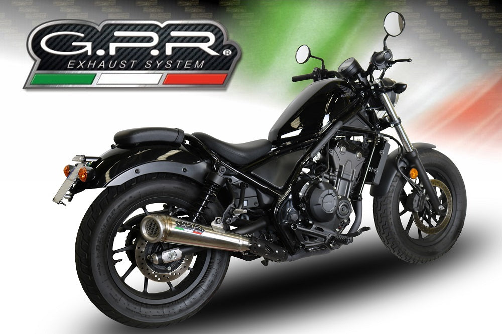 GPR Powercone Evo Exhaust – Honda Cmx 300 Rebel 2017/2020 e4 2017/2020 – image 7