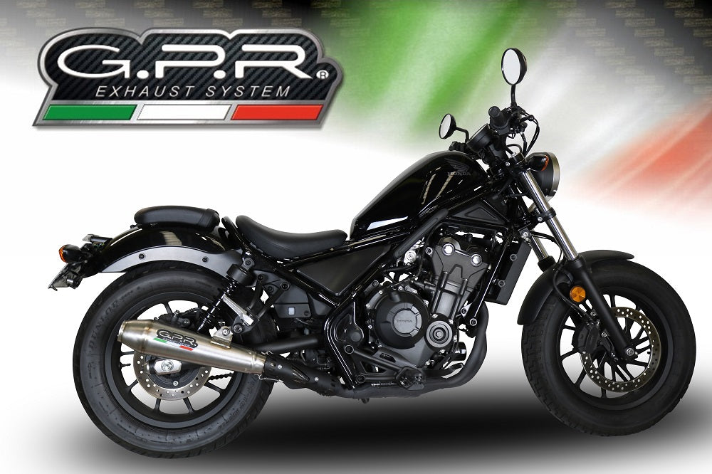GPR Ultracone Exhaust – Honda Cmx 500 Rebel 2017/2020 e4 2017/2020 – image 2