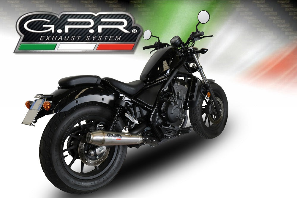 GPR Ultracone Exhaust – Honda Cmx 500 Rebel 2017/2020 e4 2017/2020 – image 3