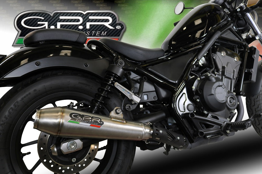 GPR Ultracone Exhaust – Honda Cmx 500 Rebel 2021/2023 e5 2021/2023 – image 4