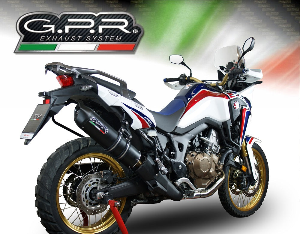 GPR Furore Evo4 Nero Exhaust – Honda Crf 1000 L Africa Twin Adventure Sport 2018/2020 e4 2018/2020 – image 7