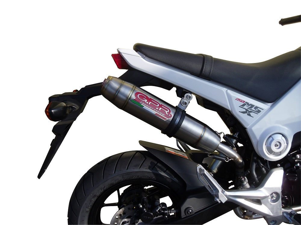 GPR Deeptone Inox Exhaust – Honda Msx - Grom 125 2013/2017 2013/2017 – image 6