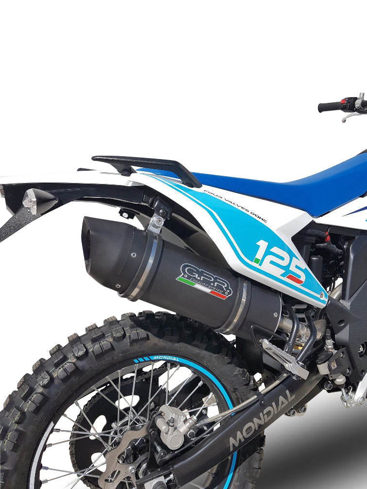GPR Furore Nero Exhaust – UM Motorcycles Dsr Adventure TT 125 2018/2020 e4 2018/2020 – image 7