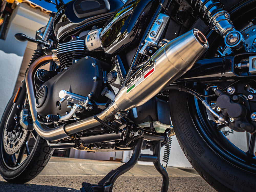GPR Deeptone Inox Exhaust – Triumph Street Twin 900 2015/2019 e3 2015/2019 – image 7
