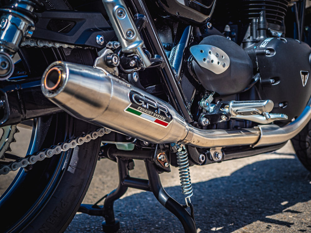 GPR Deeptone Inox Exhaust – Triumph Street Twin 900 2015/2019 e3 2015/2019 – image 8