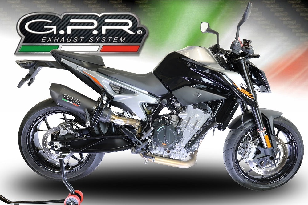 GPR New Grand Prix Evo Black Titanium Exhaust – Ktm Duke 790 2017/2020 e4 2017/2020 – image 4