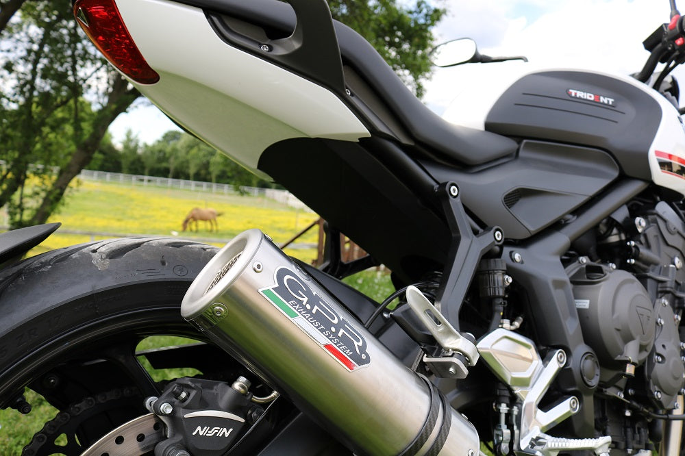 GPR M3 Inox Exhaust – Triumph Trident 660 2021/2024 e5 2021/2024 – image 9
