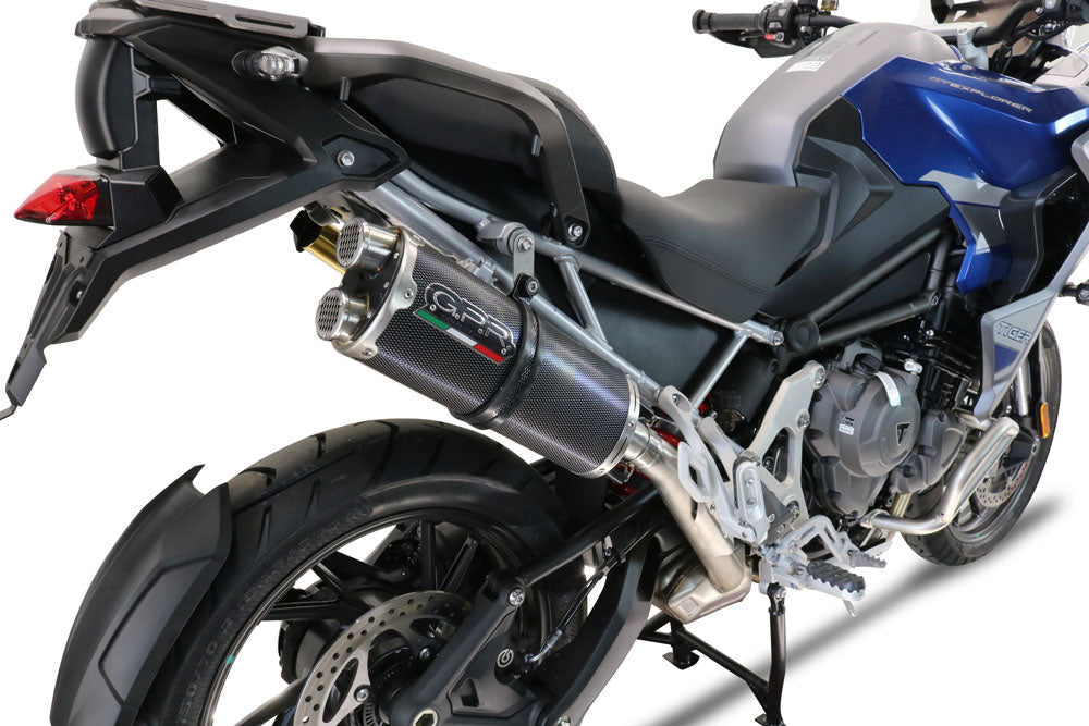 GPR Dual Poppy Exhaust – Triumph Tiger 1200 Gt - Rally 2022/2024 e5 2022/2024 – image 7