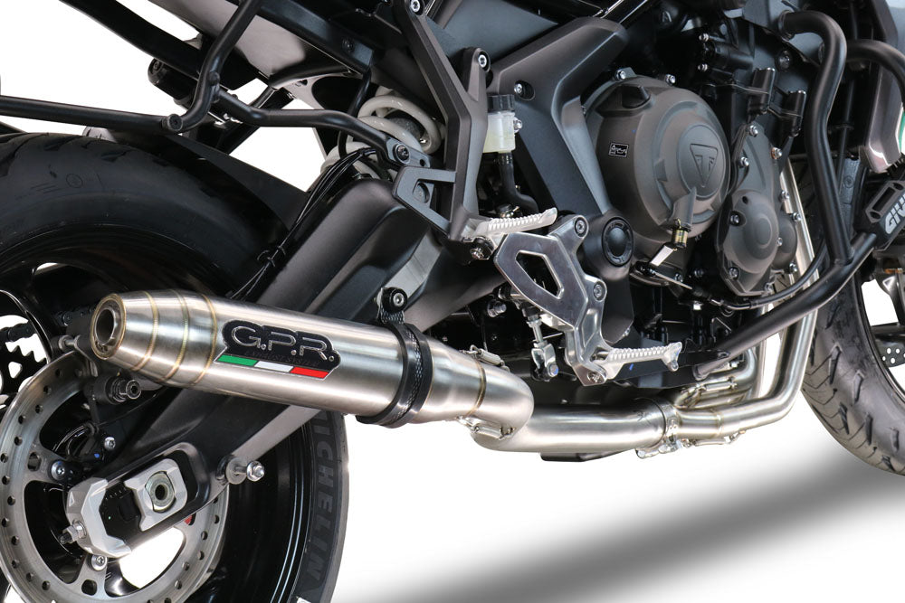 GPR Deeptone Inox Exhaust – Triumph Trident 660 2021/2024 e5 2021/2024 – image 9