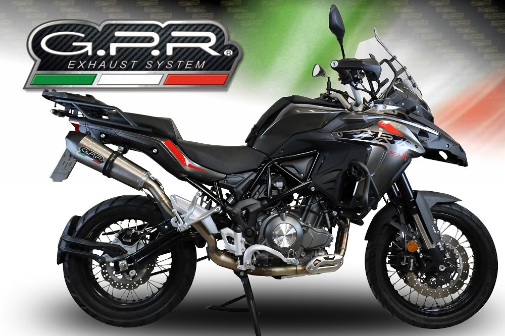 GPR New Grand Prix Evo Titanium Exhaust – Benelli Trk 502 X 2017/2020 e4 2017/2020 – image 4