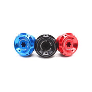 TWM Oil Filler Cap M24x2 Blue - MAKINA MOTO
