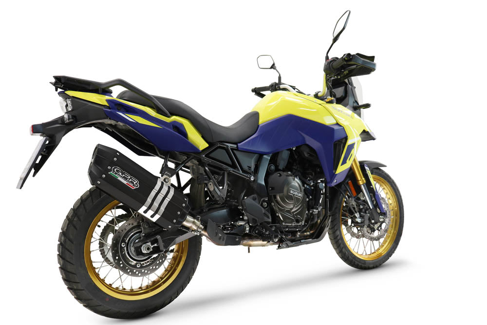 GPR Hyper Sonic Black Titanium Exhaust – Suzuki V-STROM DL 800 DE - SE 2023-2025 e5 2023/2025 – image 4