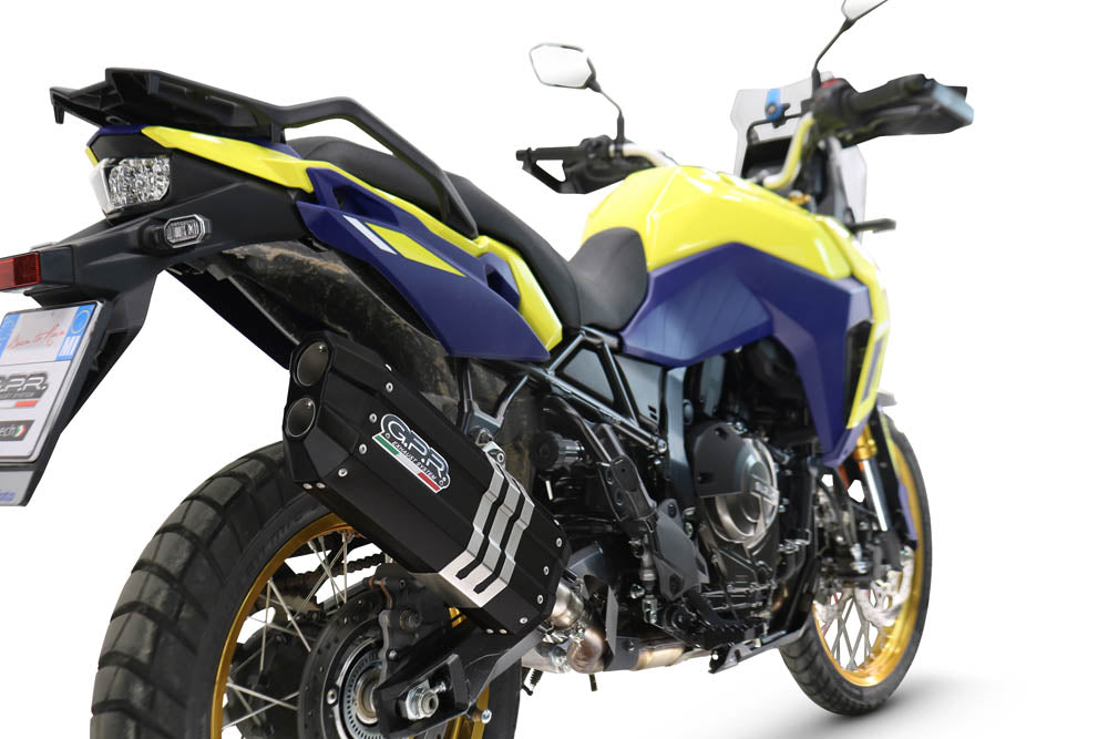 GPR Hyper Sonic Black Titanium Exhaust – Suzuki V-STROM DL 800 DE - SE 2023-2025 e5 2023/2025 – image 5