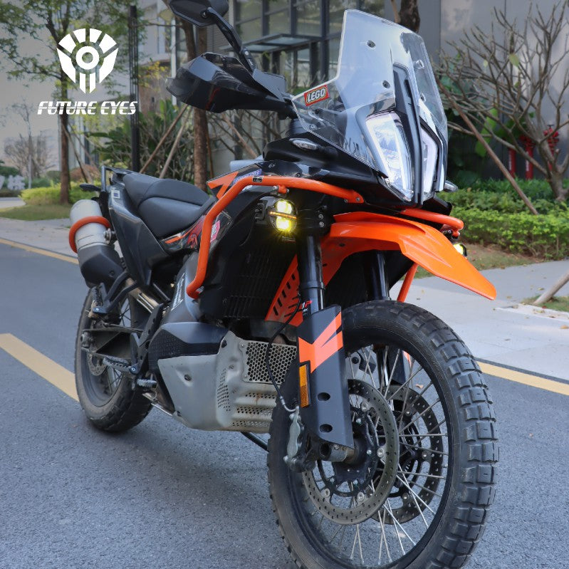 Future Eyes Galaxy X80 Motorcycle Auxiliary Spotlights (Pair)