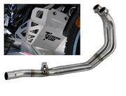 GPR De-Cat Pipe + Titanium Skid Plate Exhaust – Yamaha Tenere 700 2021/2024 e5 2021/2024