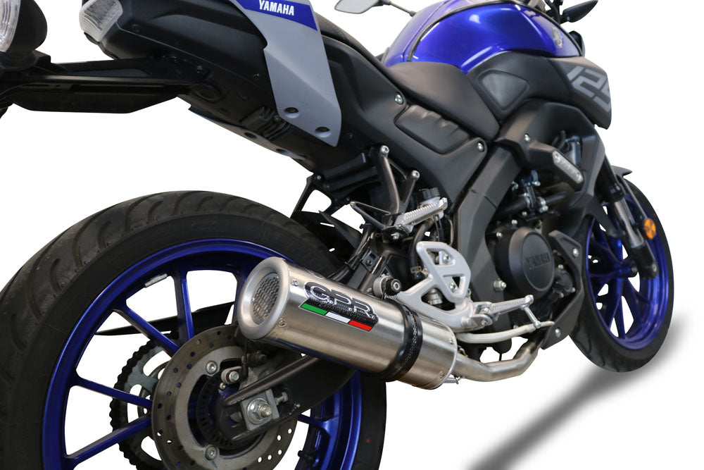 GPR M3 Black Titanium Exhaust – Yamaha Mt 125 2021/2025 e5 2021/2025 – image 7
