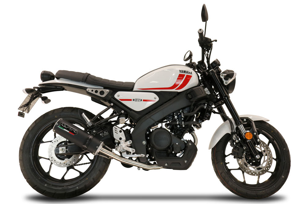 GPR M3 Black Titanium Exhaust – Yamaha XSR 125 2021/2025 e5 2021/2025 – image 4
