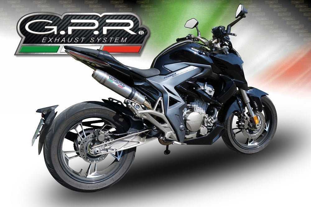 GPR Deeptone Inox Exhaust – Zontes Zt 310 R 2018/2020 e4 2018/2020 – image 7
