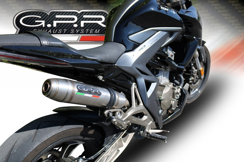 GPR Deeptone Inox Exhaust – Zontes Zt 310 R / X / T 2021/2024 e5 2021/2024 – image 8