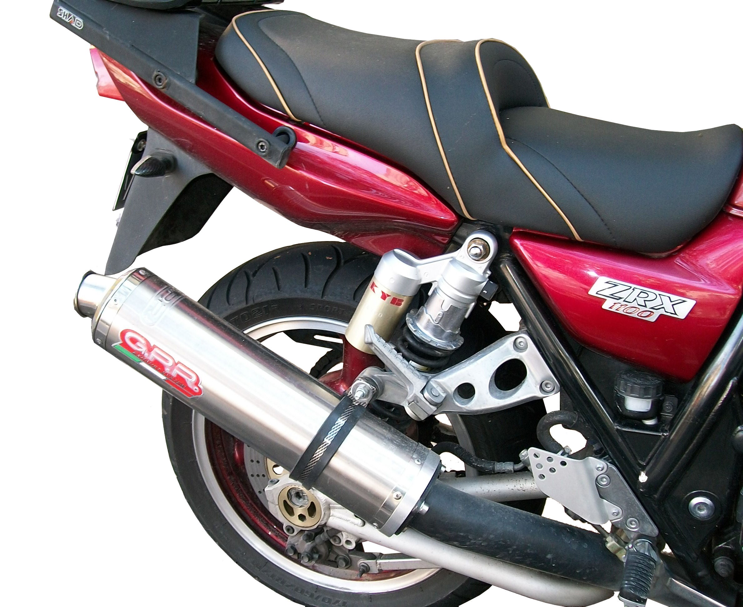 GPR Inox Tondo Exhaust – Kawasaki Zrx 1100 1998/2001 1998/2001 – image 4