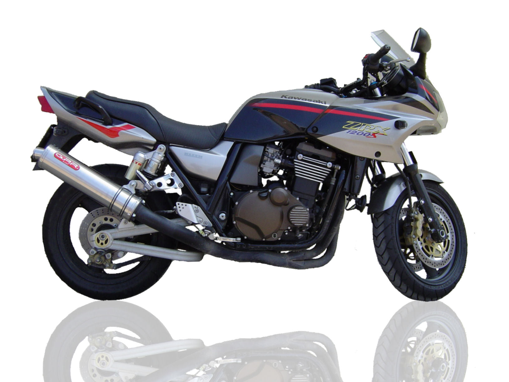 GPR Inox Tondo Exhaust – Kawasaki Zrx 1100 1998/2001 1998/2001 – image 3