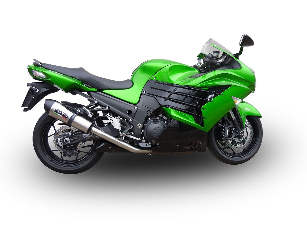 GPR New Grand Prix Evo Titanium Exhaust – Kawasaki Zzr 1400 2017/2022 e4 2017/2022 – image 4